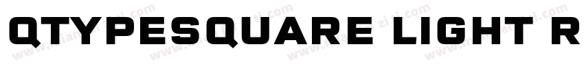 QTypeSquare Light Regular字体转换